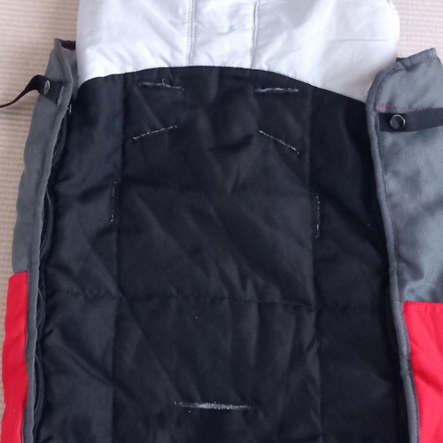 Chicco footmuff used for stroller with fleece lining