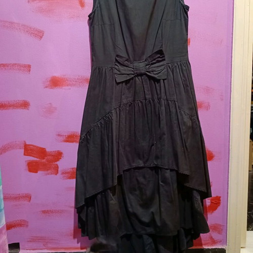 Helmi maxi dress size M asymmetrical like new, black