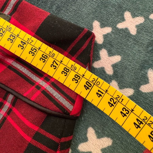 Red plaid skirt Lui E Lei used, punk grunge vintage Y2K style