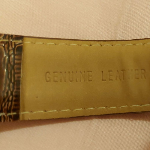 Ferendi women's watch used, brown leather strap, gold color