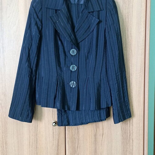 Bandolera blazer and pants set dark blue like new