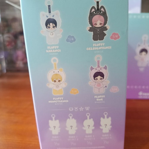 Popmart Fluffy Club Aespa K-pop plush pendant