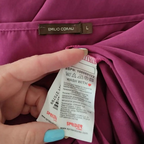 Vintage Sprider dress size L like new, burgundy