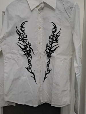 Free Wave long-sleeve white shirt like new, cotton