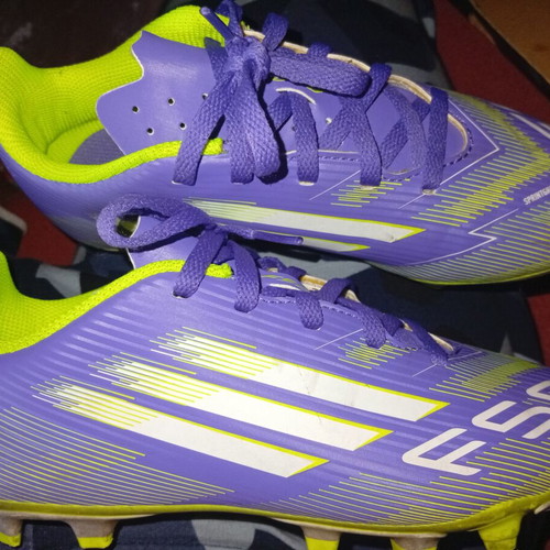 Adidas Kids F50 Performance League Soccer Shoes Size 35 Like New