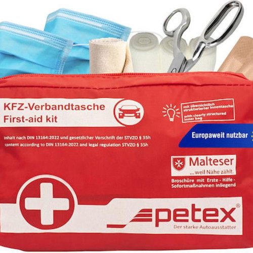 Car First Aid Kit DIN 13164 New, Complete with Accessories
