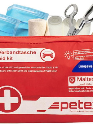 Car First Aid Kit DIN 13164 New, Complete with Accessories