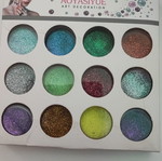 Σετ 12 Χρώματα Nail Art Glitter Καινούργιο - Art Decoration