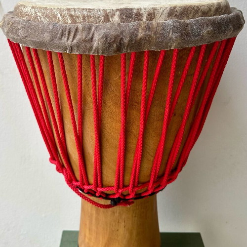 Djembe African drum new, lightweight solid wood, professional