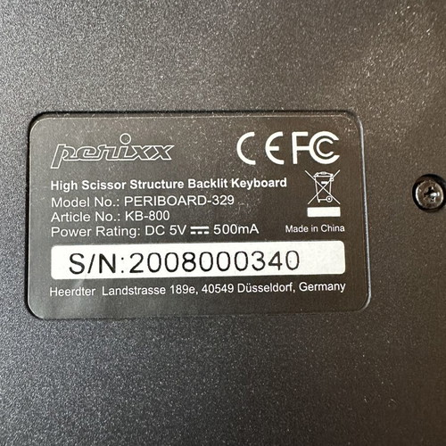 Perixx PERIBOARD-329 wired keyboard