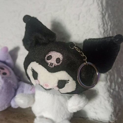 Hello Kitty Plush Keychain new, black