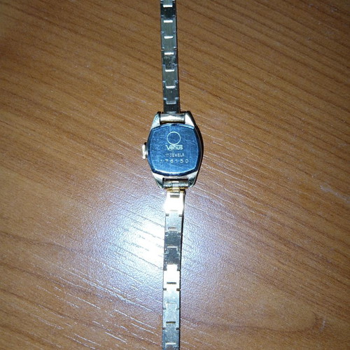 Venus wristwatch women's wind-up used vintage