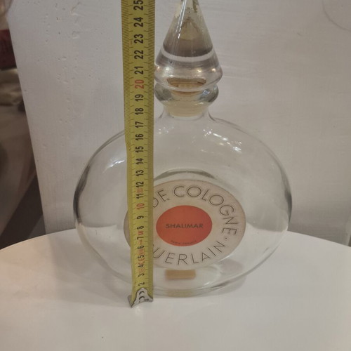 Guerlain Shalimar Eau De Cologne Bottle extra large used vintage