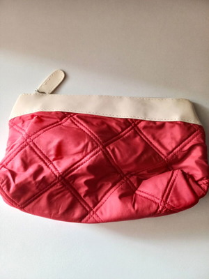 Small red makeup bag new