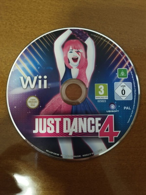 Just Dance 4 Wii used, European edition disc only