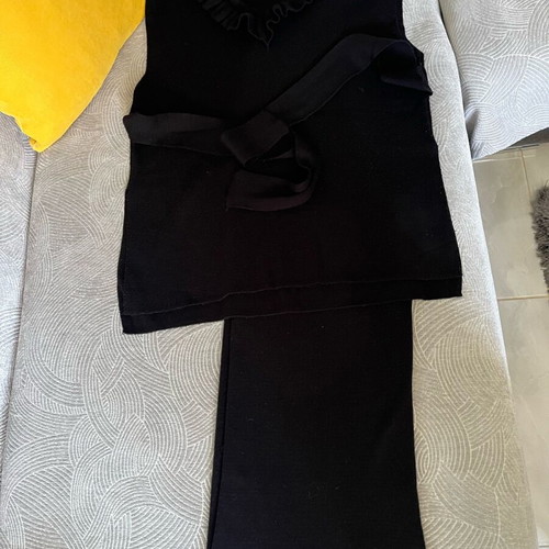 Brigitte Boutique knitted set used, one size, black