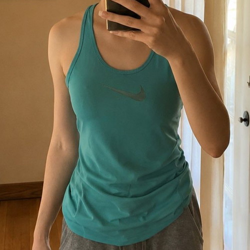 Nike Dri-FIT women's tank top size M like new, blue-green