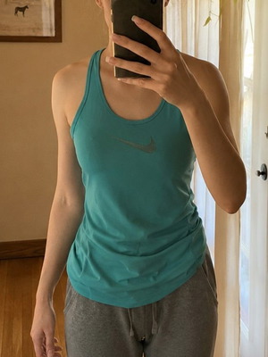 Nike Dri-FIT women's tank top size M like new, blue-green
