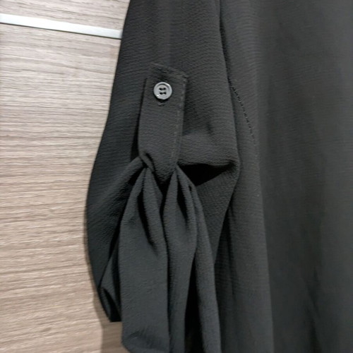 Black shirt dress like new, one size