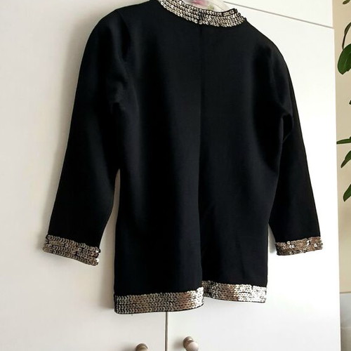 Mango suit cardigan new with sequins, size S