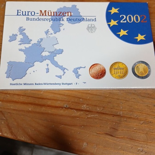 Germany Euro Coin Set 2002 like new