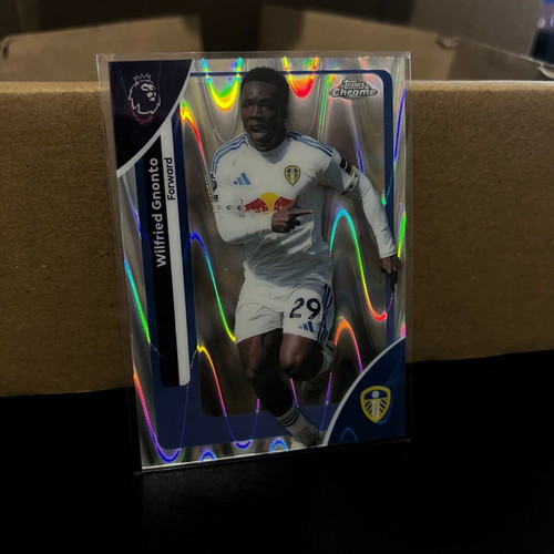 2026 Topps Chrome Premier League EPL RayWave Refractor #106 Wilfried Gnonto new