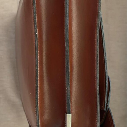 Leather bag brown like new, unused