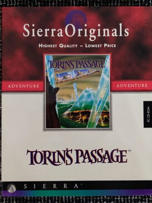 Torin's Passage PC game σαν καινούργιο, Sierra 1995, adventure