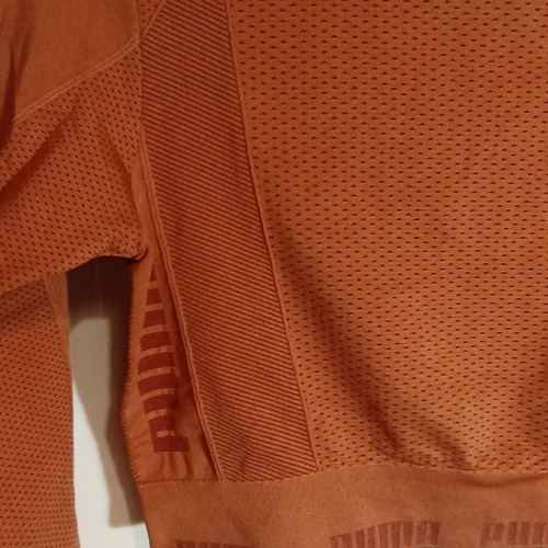 Puma sports shirt like new, orange, size M