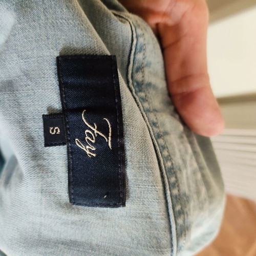 Fay light blue women's denim shirt size S like new