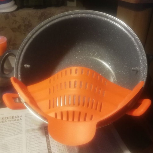Silicone strainer new for pot