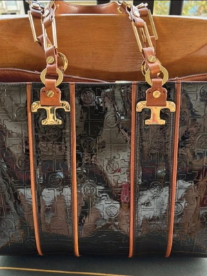 Tory Burch authentic bag new, black and brown