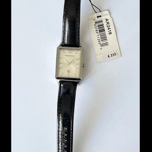 Armani AR2418 women's watch like new with leather strap