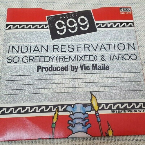 999 Indian Reservation 7' βινύλιο μεταχειρισμένο, punk