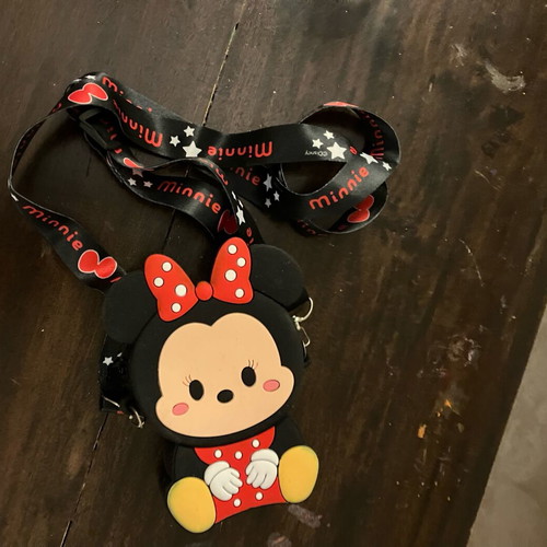 Minnie Mouse children's shoulder bag new, silicone, Disney