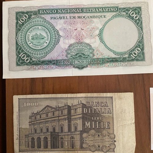 Used banknotes lot of 9 from various countries