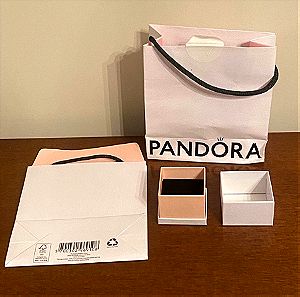 2 σακούλες και κουτί Pandora