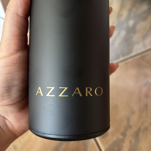 Azzaro original stainless water bottle new with box black color