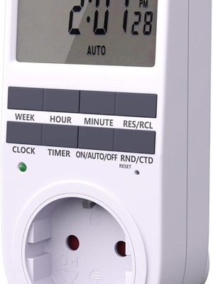 Digital weekly timer switch, electronic programmer 230V