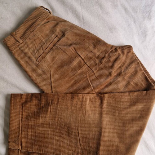 Massimo Dutti straight pants used, beige brown, size M