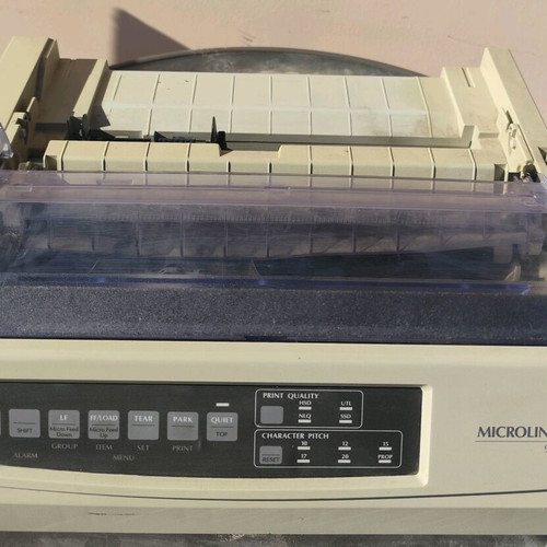 OKI Microline 3320 dot matrix 9-pin printer used