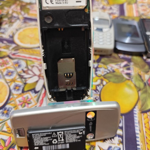 Sagem myV-56 used, silver mobile phone