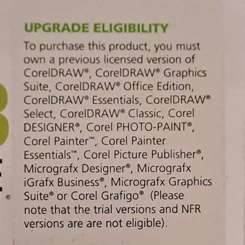 Corel Draw X3 Graphics Suite 4 CD-ROM new, vintage