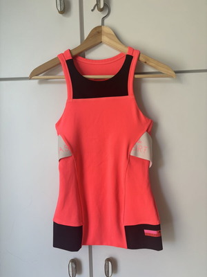 Adidas Stella Sport top used, small, neon pink