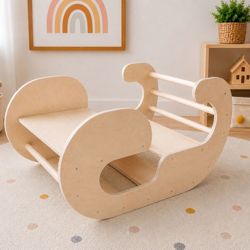 Montessori Children's Desk and Climbing Frame 2 in 1 custom made