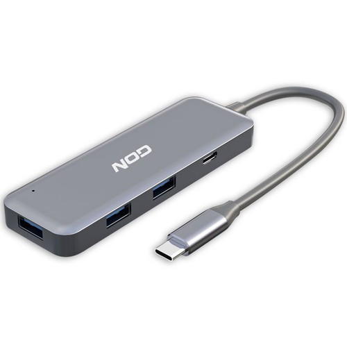 Hybrid USB hub αλουμινίου 4 θυρών καινούργιο, USB 3.2 Gen 1X1 Type-C