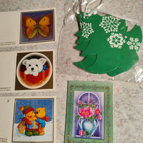 Christmas cards like new