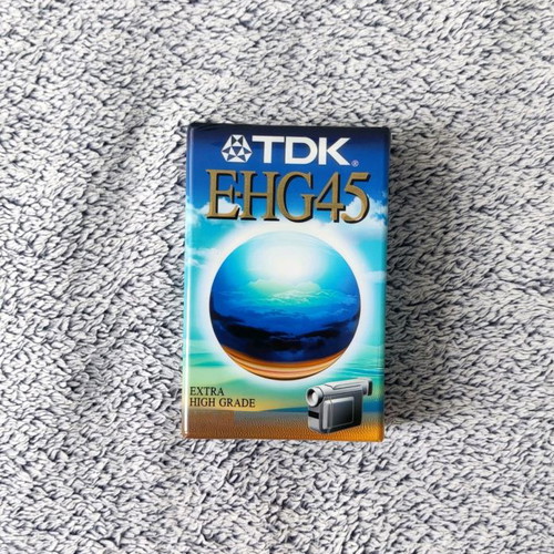 TDK VHS-C E-HG 45 Extra High Grade video camera cassette new