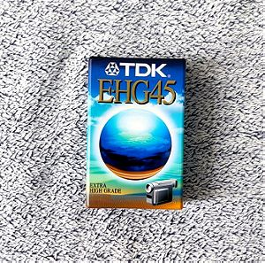 TDK VHS-C E-HG 45 Extra High Grade Κασέτα βίντεο κάμερας