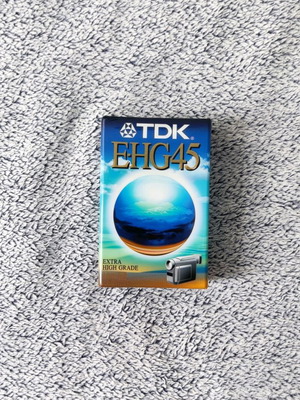 TDK VHS-C E-HG 45 Extra High Grade κασέτα βίντεο κάμερας καινούργιο